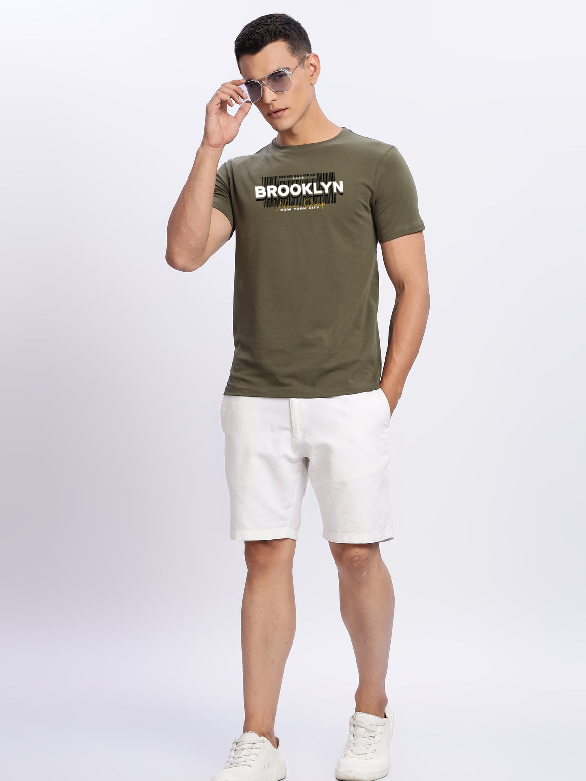 Lycra Cotton Regular Fit T-Shirt