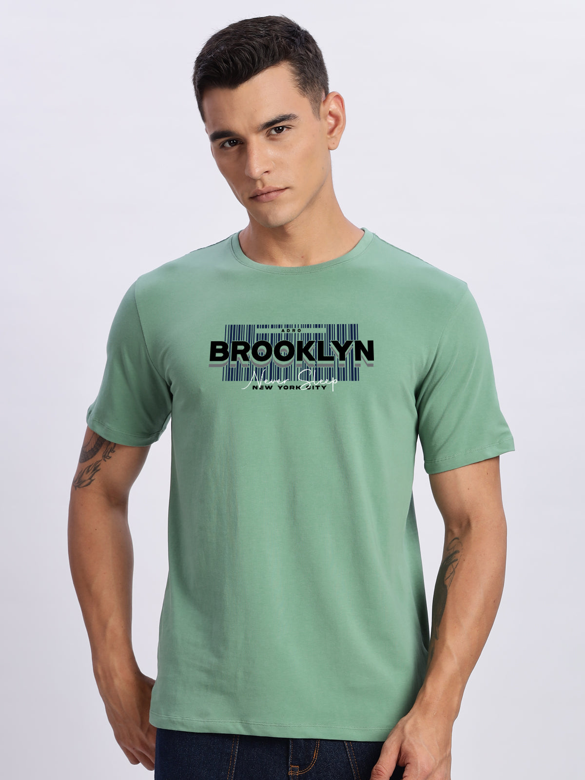 Lycra Cotton Regular Fit T-Shirt