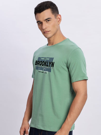 Lycra Cotton Regular Fit T-Shirt