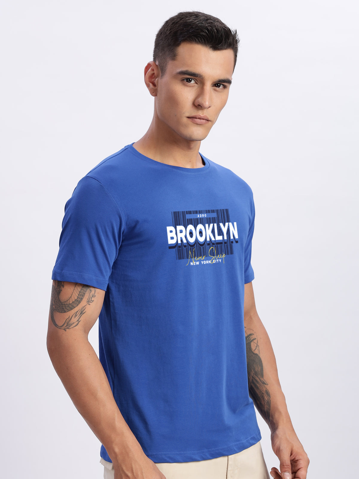 Lycra Cotton Regular Fit T-Shirt