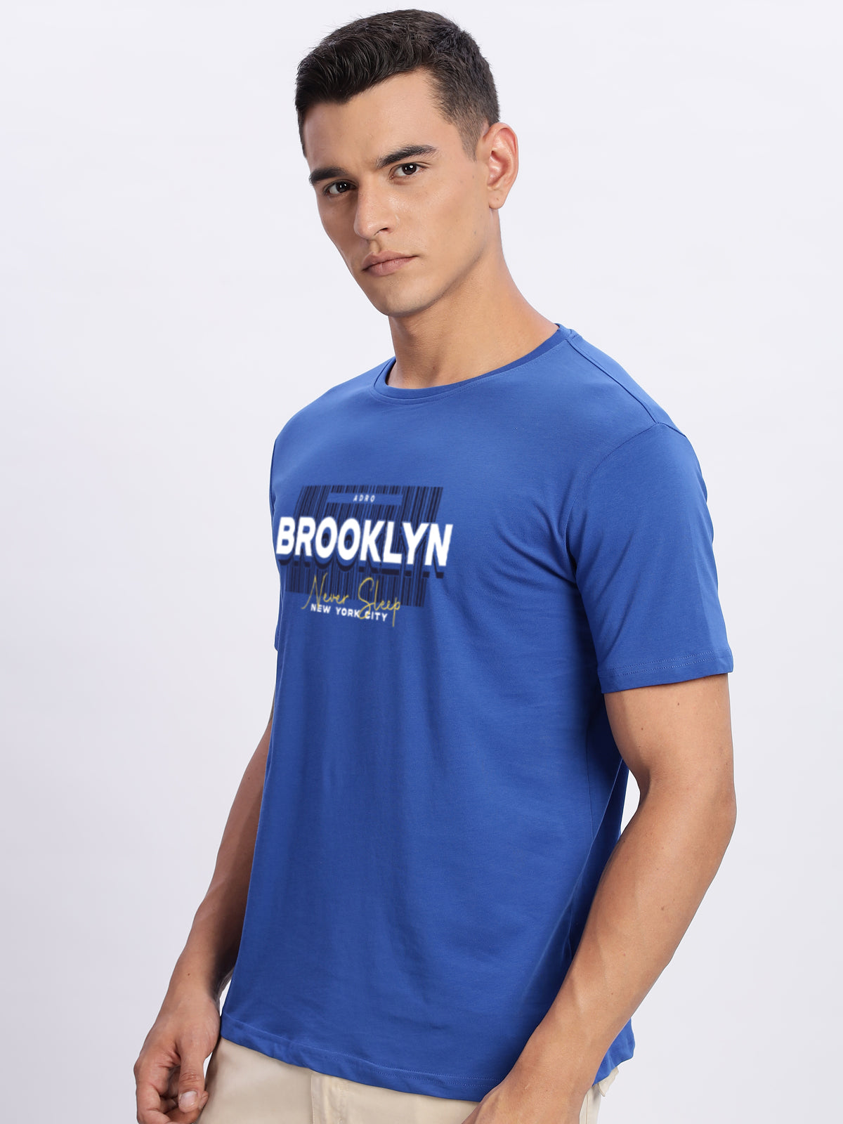 Lycra Cotton Regular Fit T-Shirt