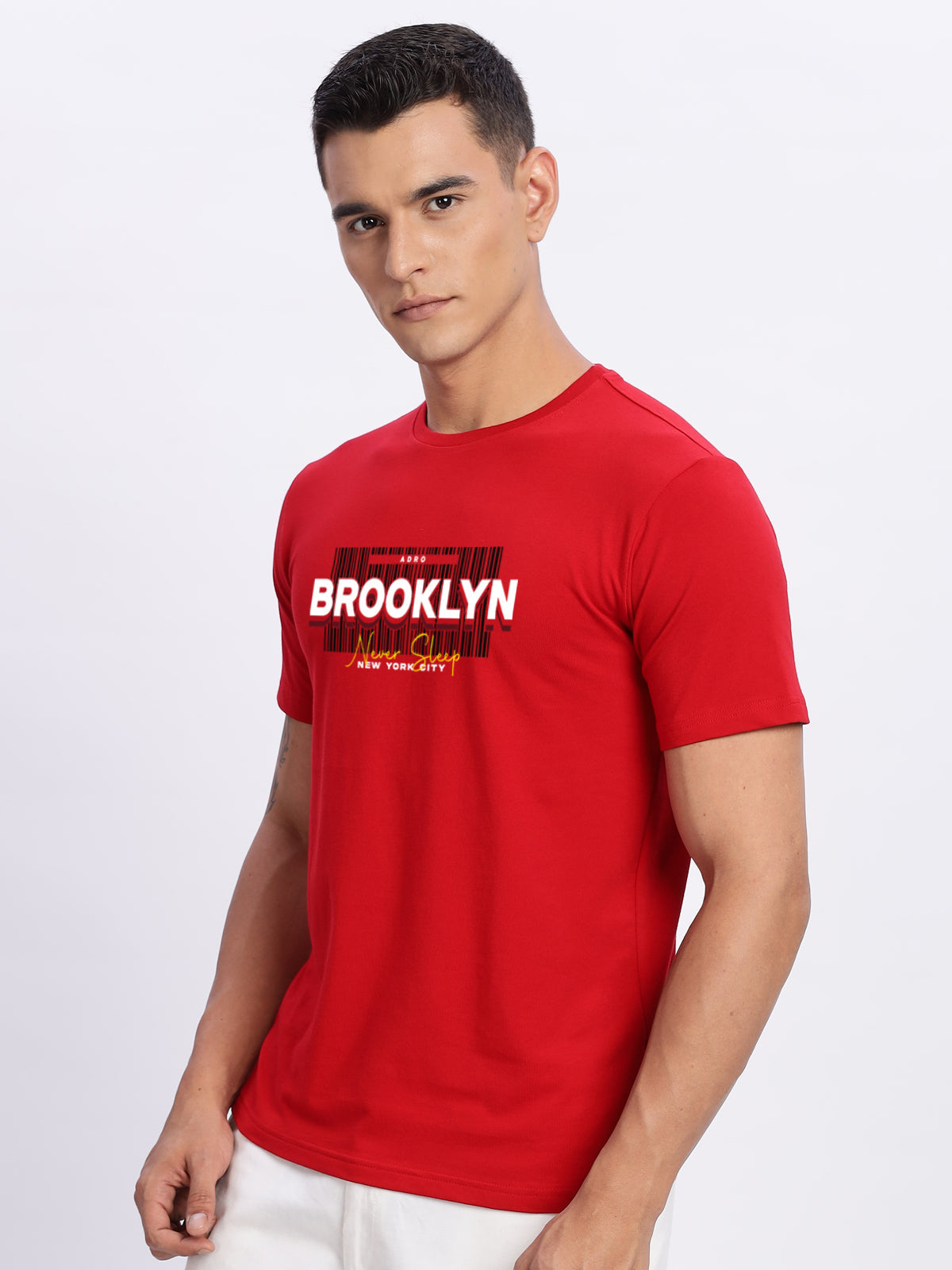 Lycra Cotton Regular Fit T-Shirt