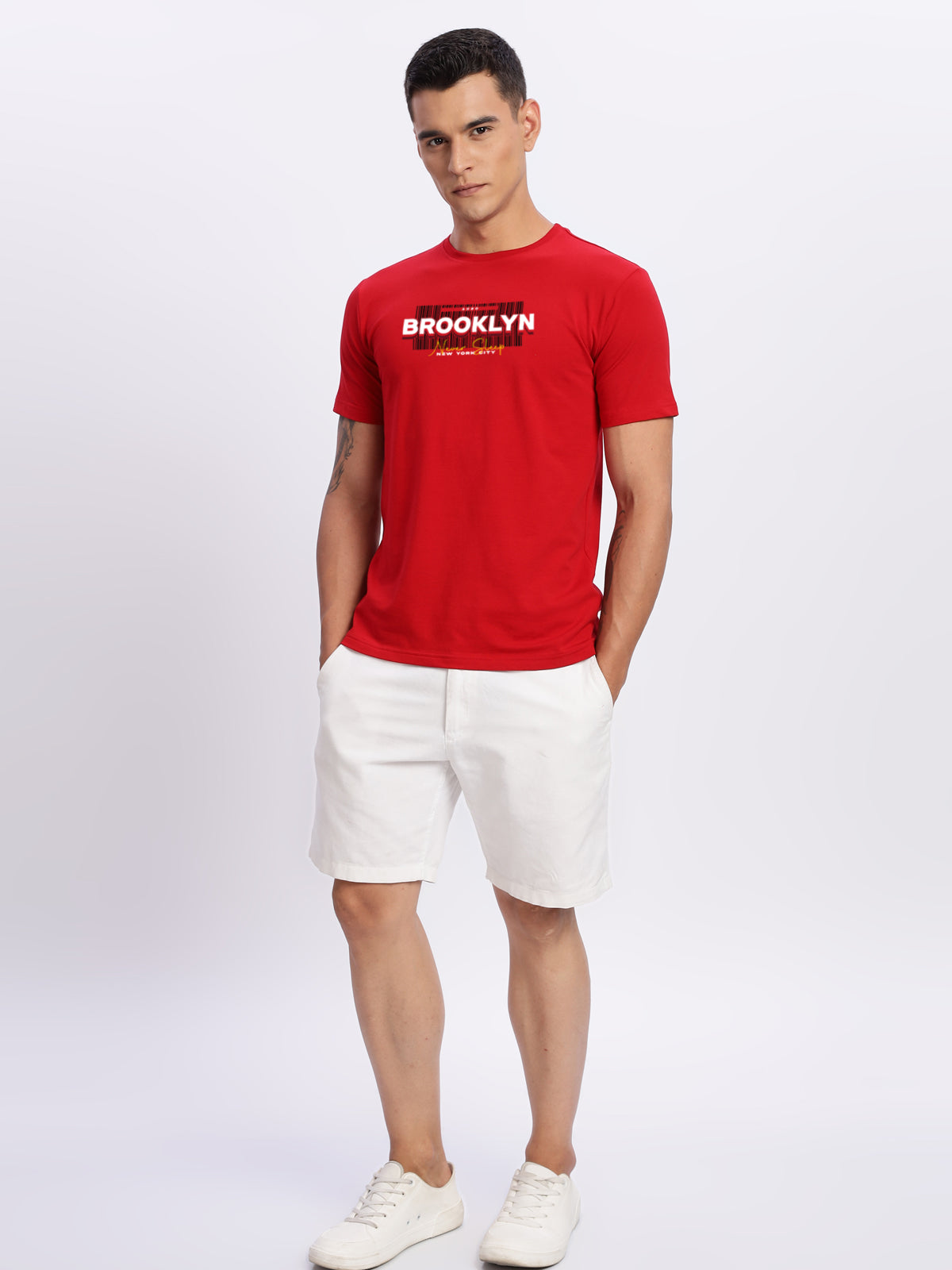 Lycra Cotton Regular Fit T-Shirt