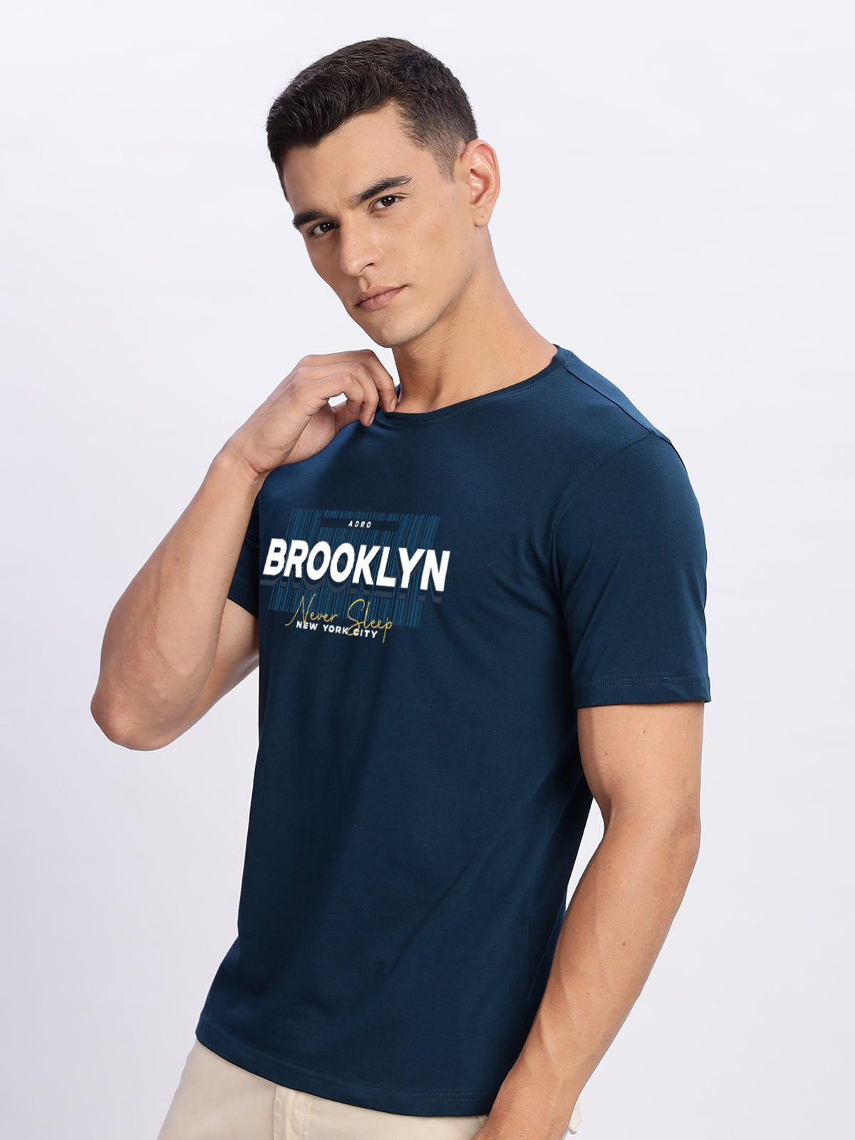 Lycra Cotton Regular Fit T-Shirt