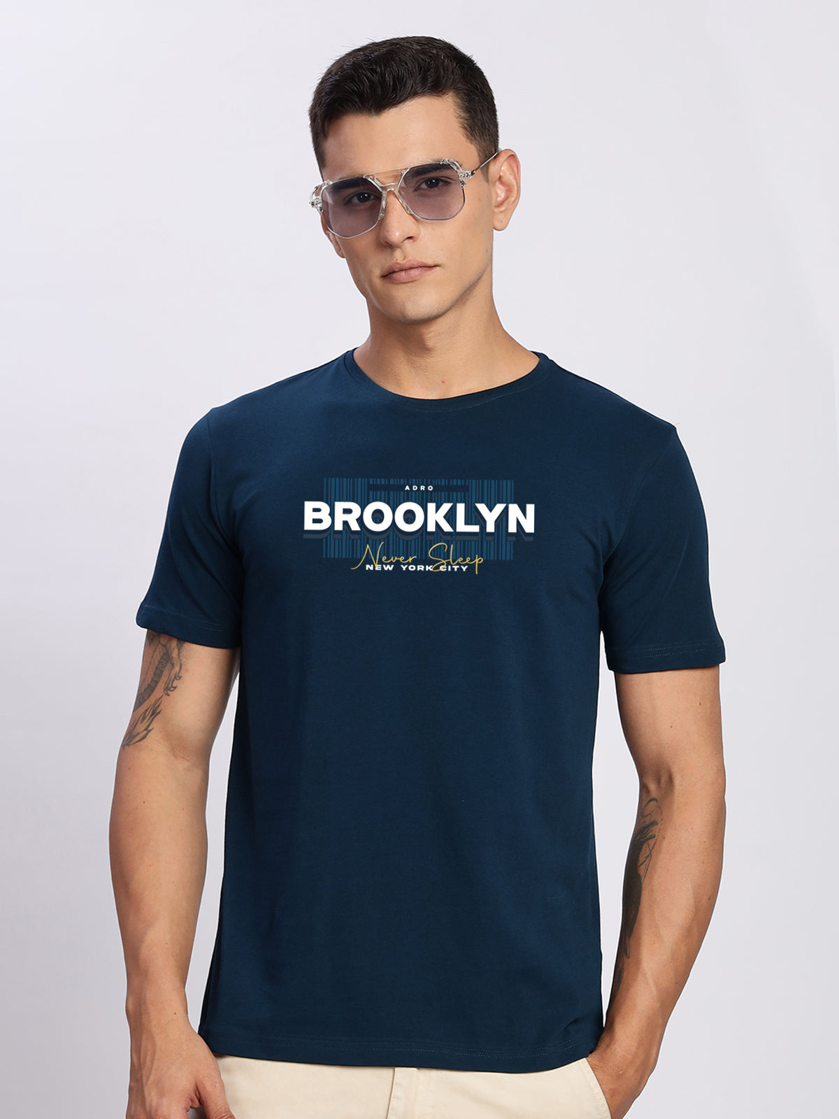 Lycra Cotton Regular Fit T-Shirt