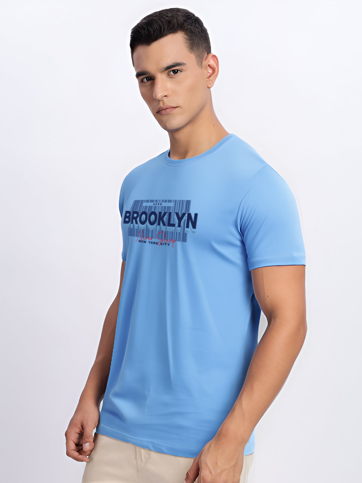 Lycra Cotton Regular Fit T-Shirt