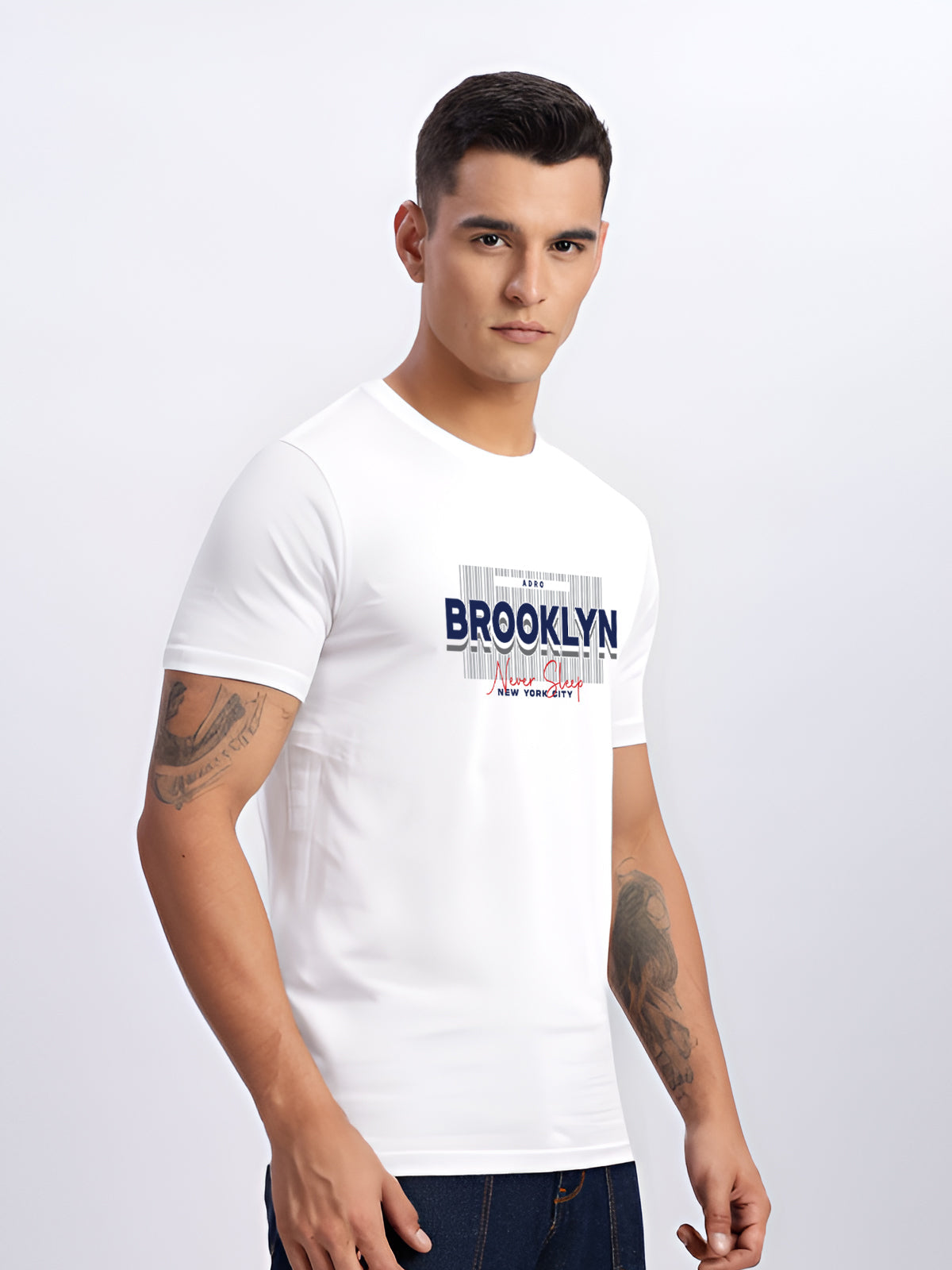 Lycra Cotton Regular Fit T-Shirt