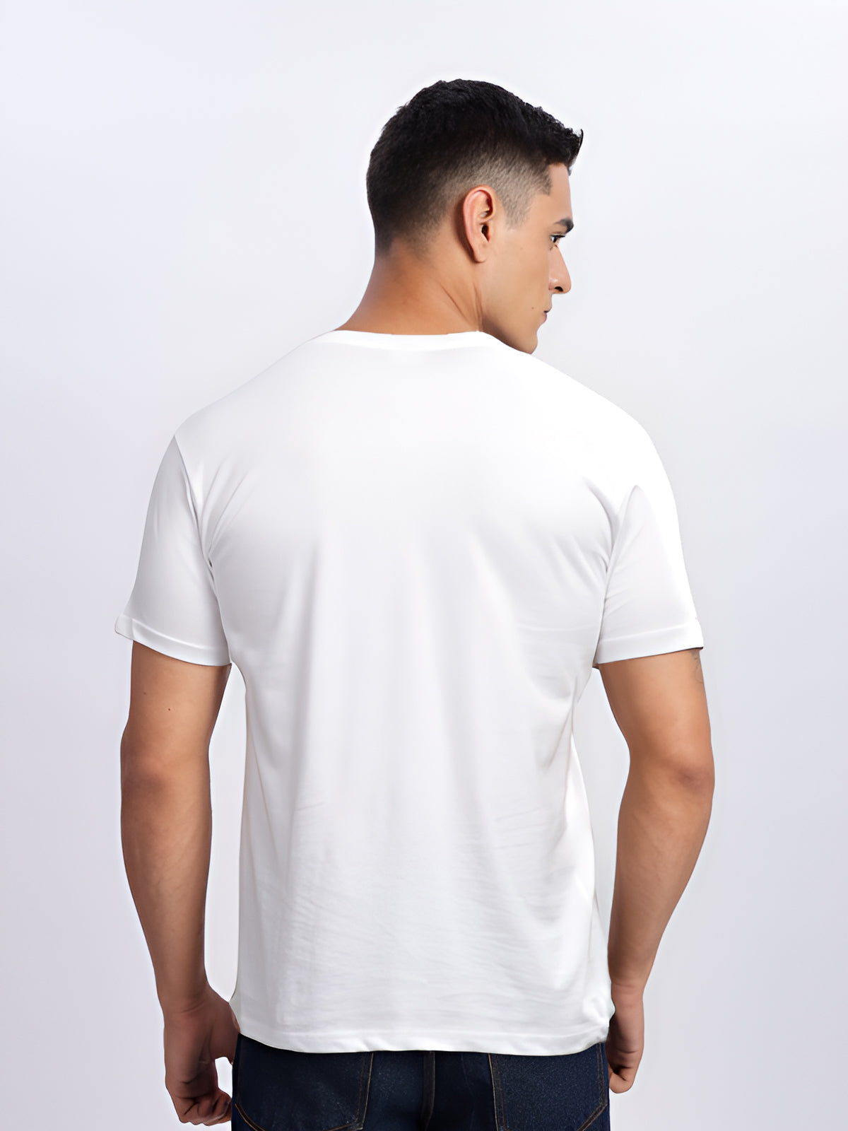 Lycra Cotton Regular Fit T-Shirt
