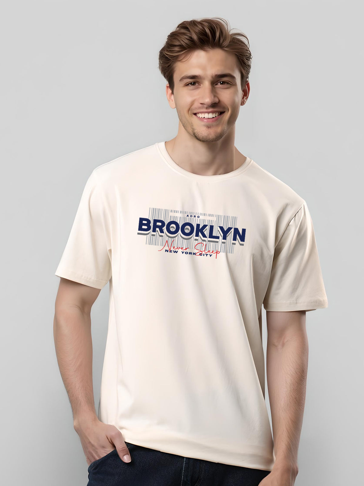 Lycra Cotton Regular Fit T-Shirt