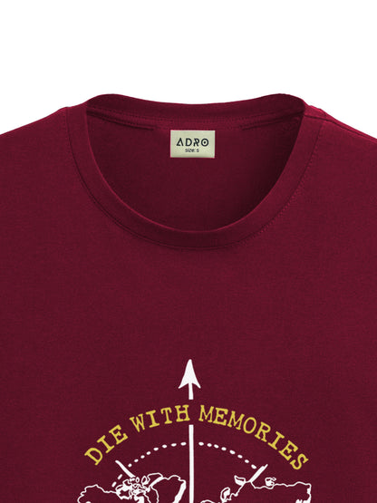 Die with Memories Not with Dreams Mens Printed T-Shirt