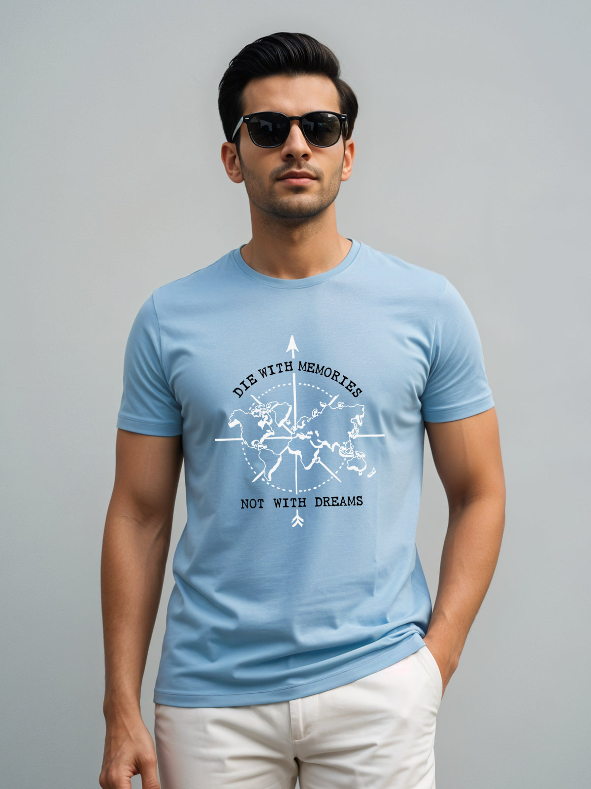 Die with Memories Not with Dreams Mens Printed T-Shirt