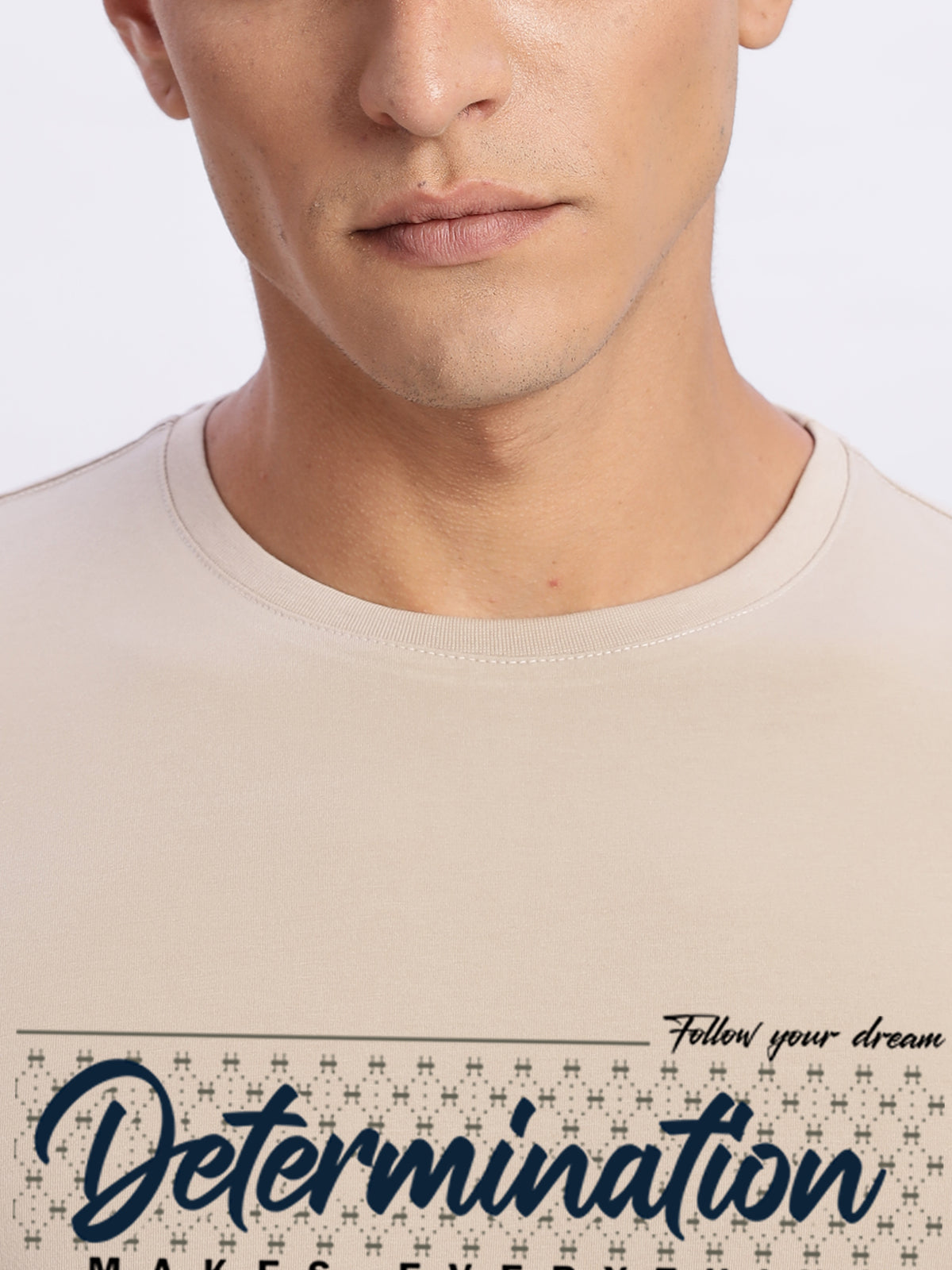 Lycra Cotton Regular Fit T-Shirt