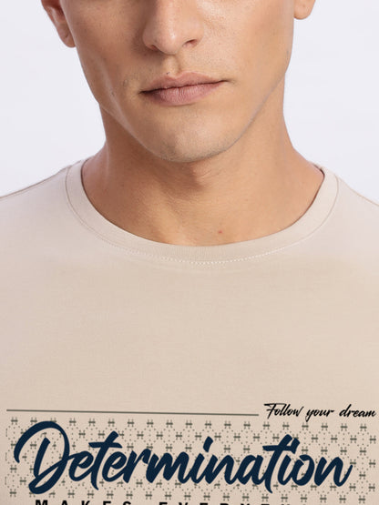 Lycra Cotton Regular Fit T-Shirt