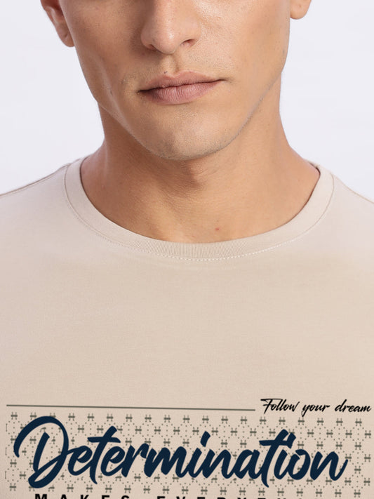 Lycra Cotton Regular Fit T-Shirt