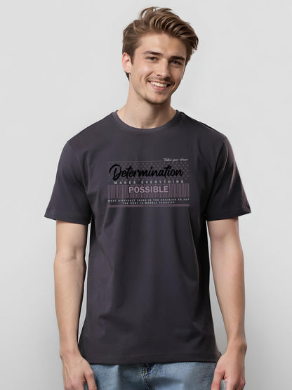 Lycra Cotton Regular Fit T-Shirt