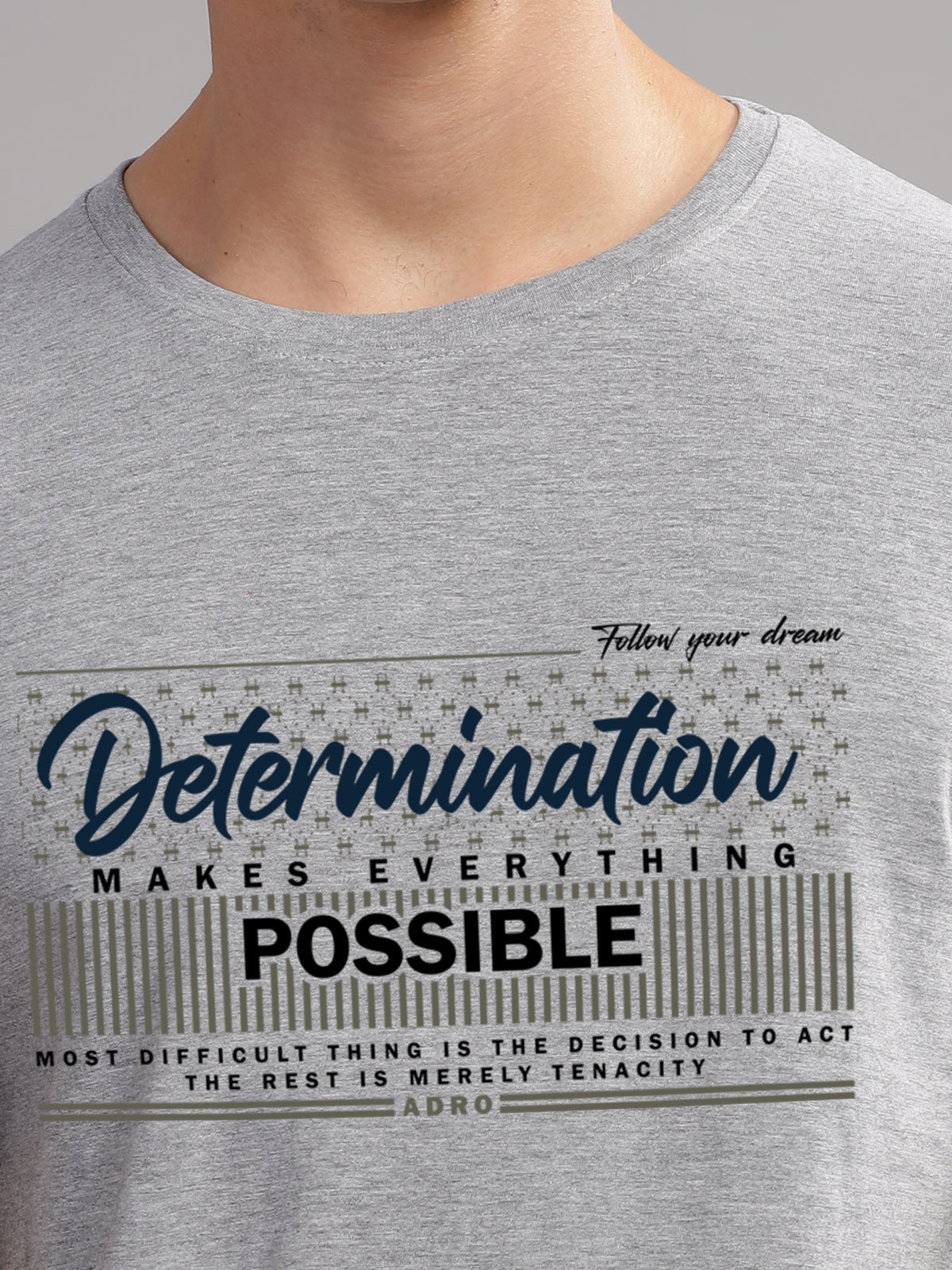 Lycra Cotton Regular Fit T-Shirt