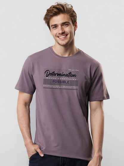 Lycra Cotton Regular Fit T-Shirt