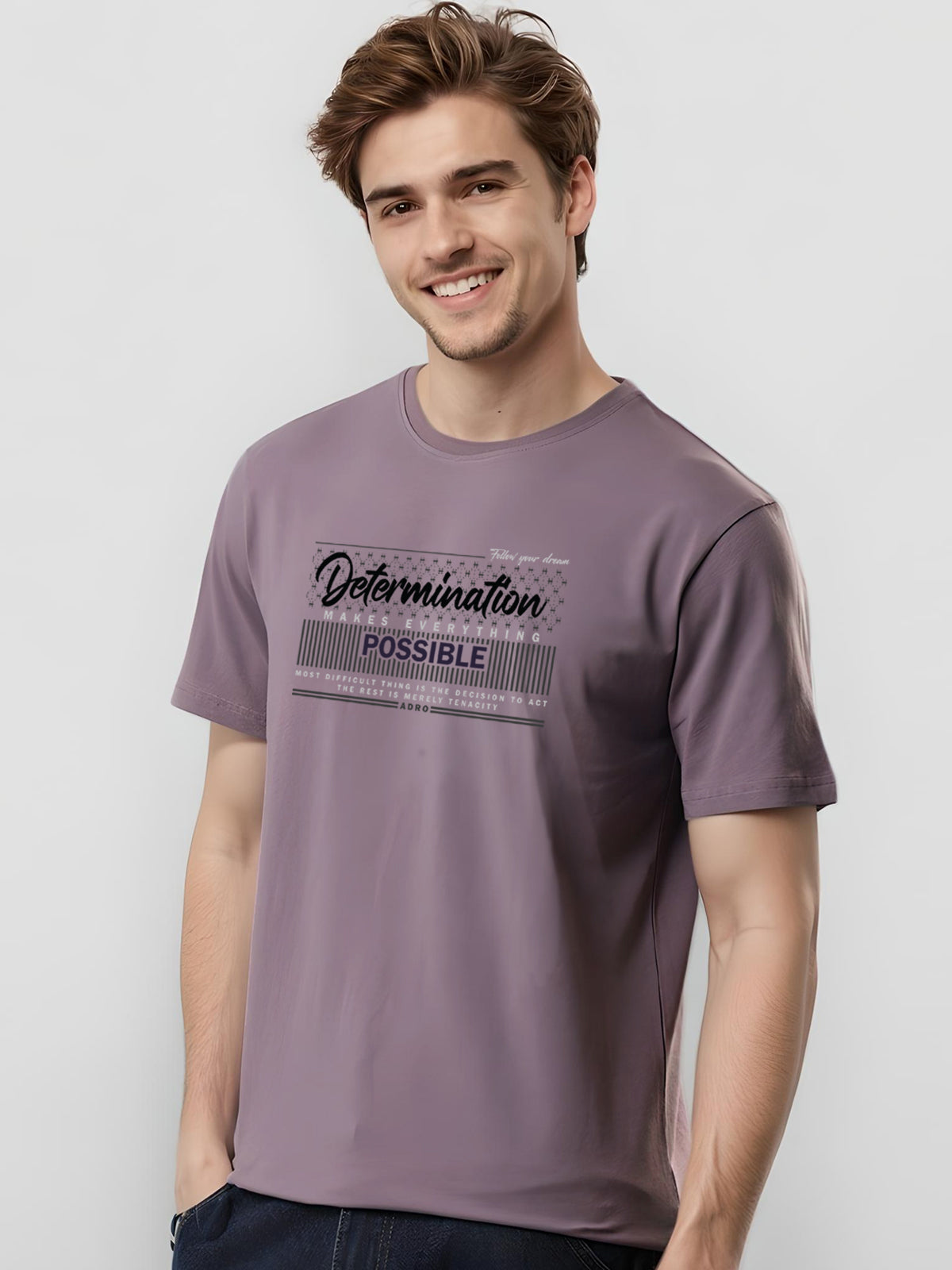 Lycra Cotton Regular Fit T-Shirt