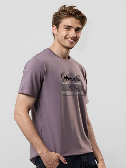 Lycra Cotton Regular Fit T-Shirt