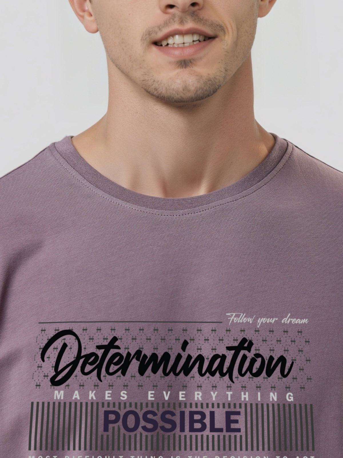 Lycra Cotton Regular Fit T-Shirt