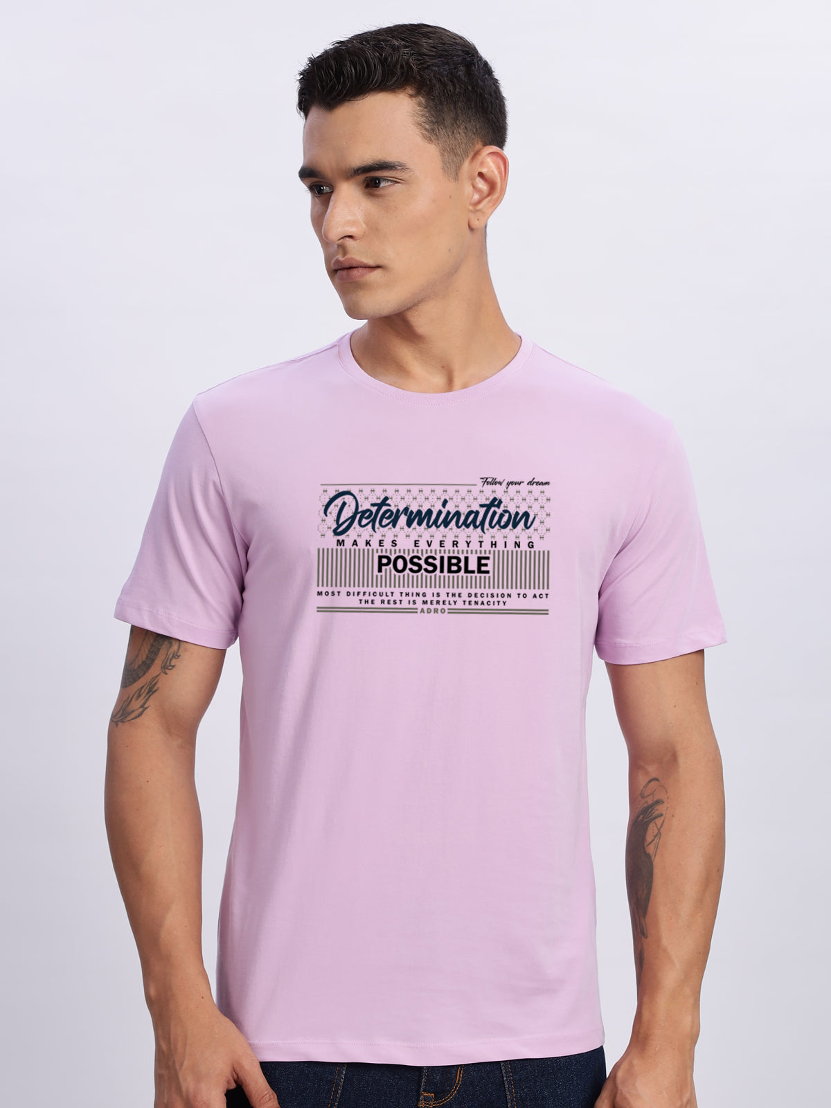 Lycra Cotton Regular Fit T-Shirt