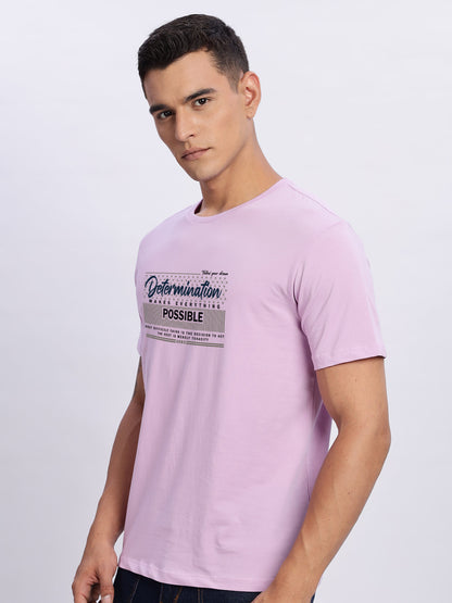 Lycra Cotton Regular Fit T-Shirt