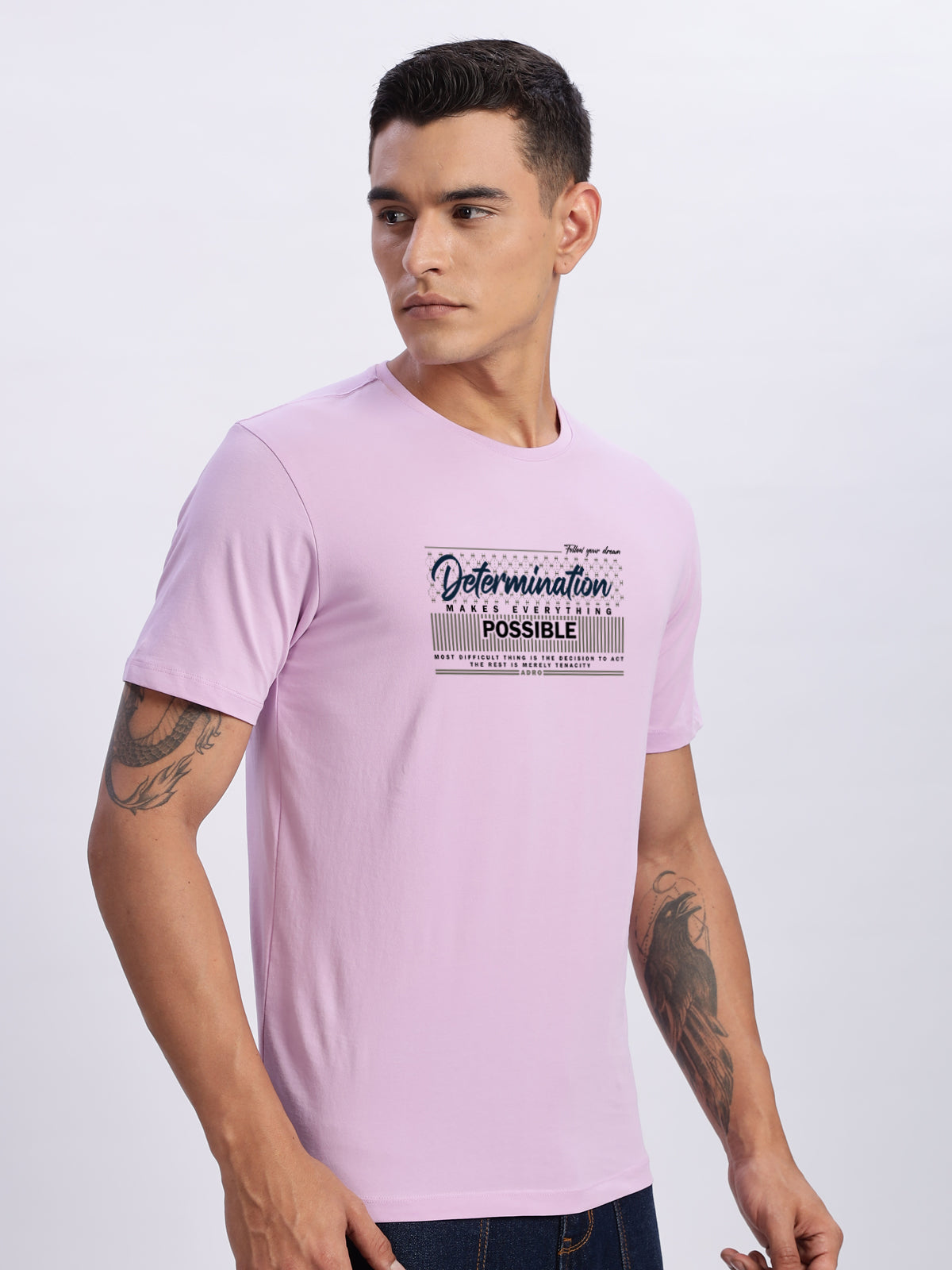 Lycra Cotton Regular Fit T-Shirt