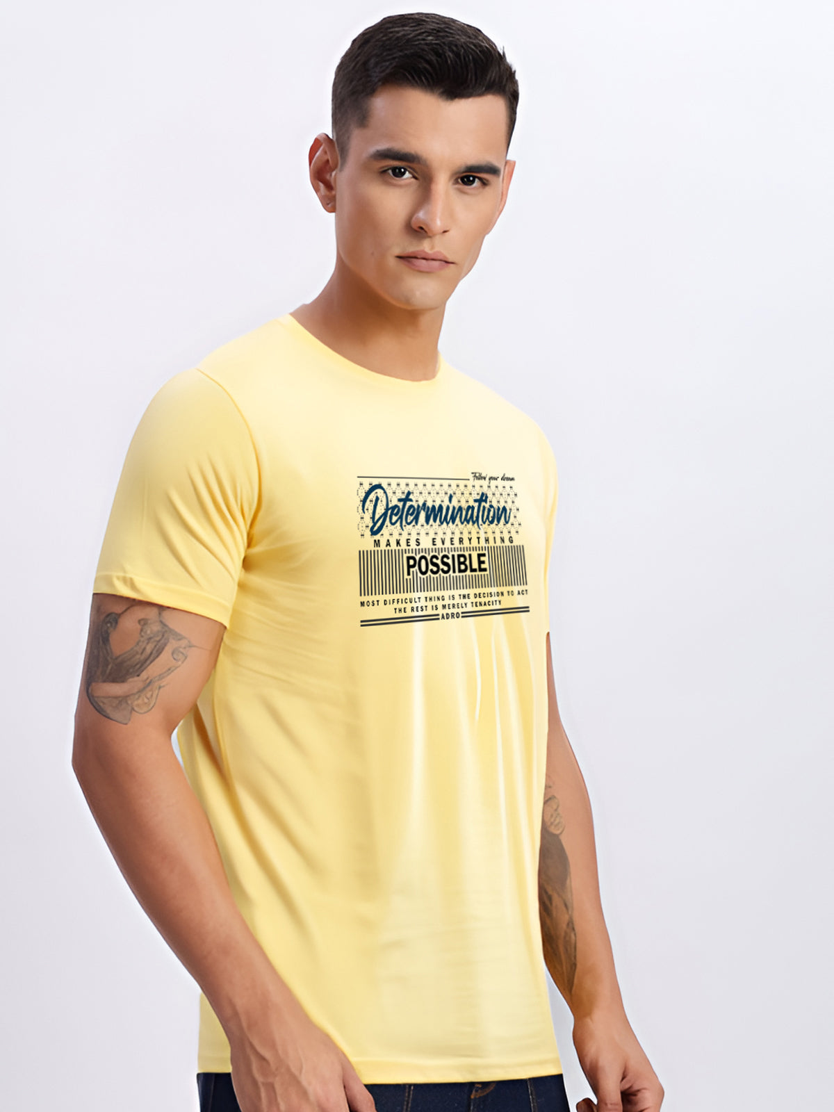 Lycra Cotton Regular Fit T-Shirt