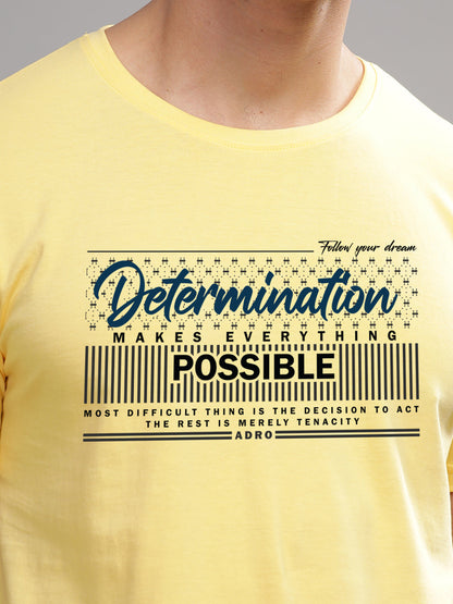 Lycra Cotton Regular Fit T-Shirt