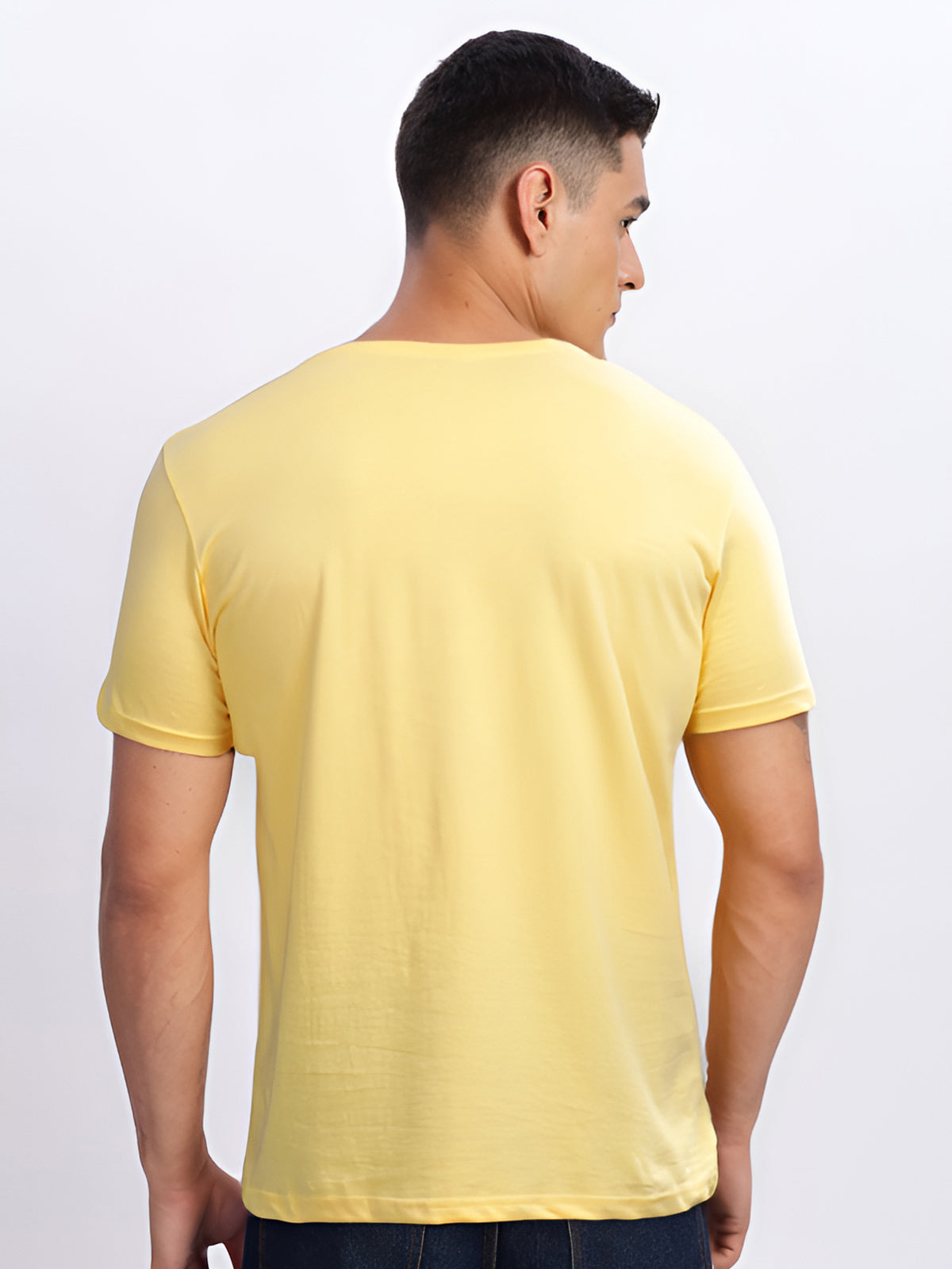 Lycra Cotton Regular Fit T-Shirt