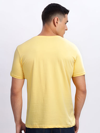 Lycra Cotton Regular Fit T-Shirt