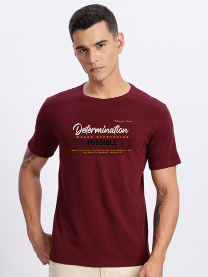 Lycra Cotton Regular Fit T-Shirt