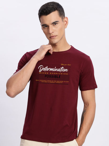 Lycra Cotton Regular Fit T-Shirt