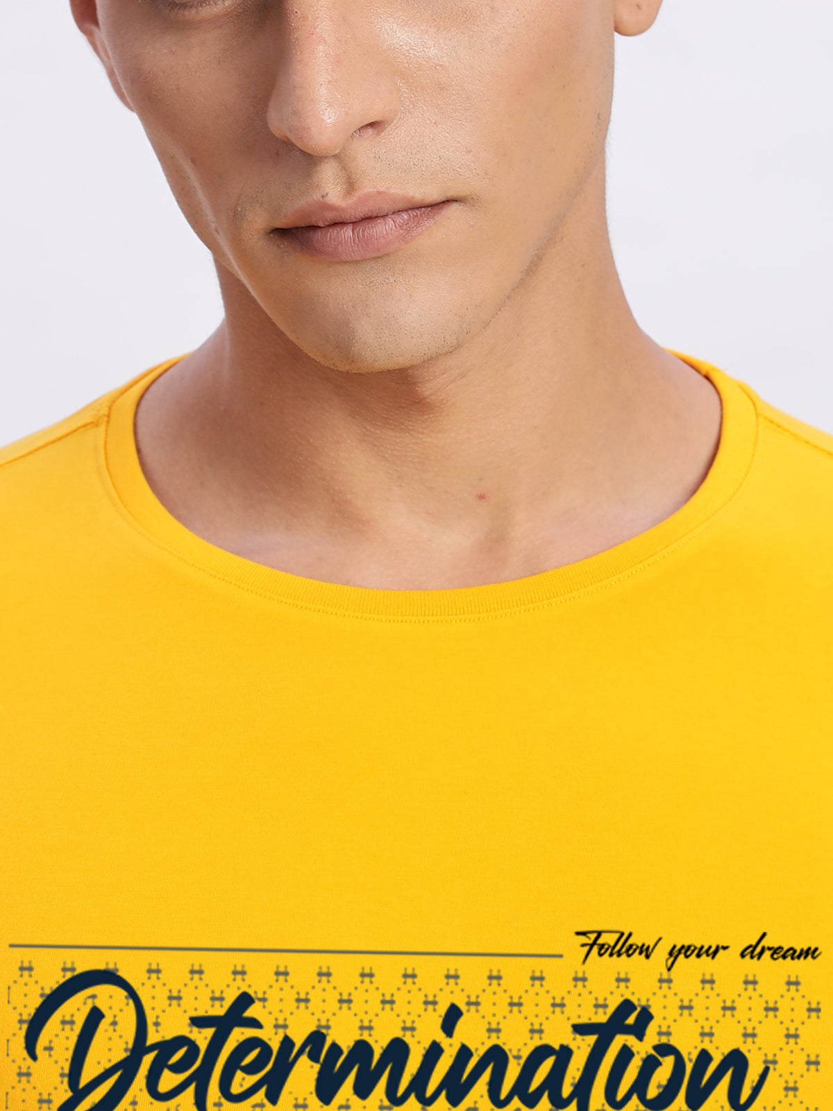 Lycra Cotton Regular Fit T-Shirt