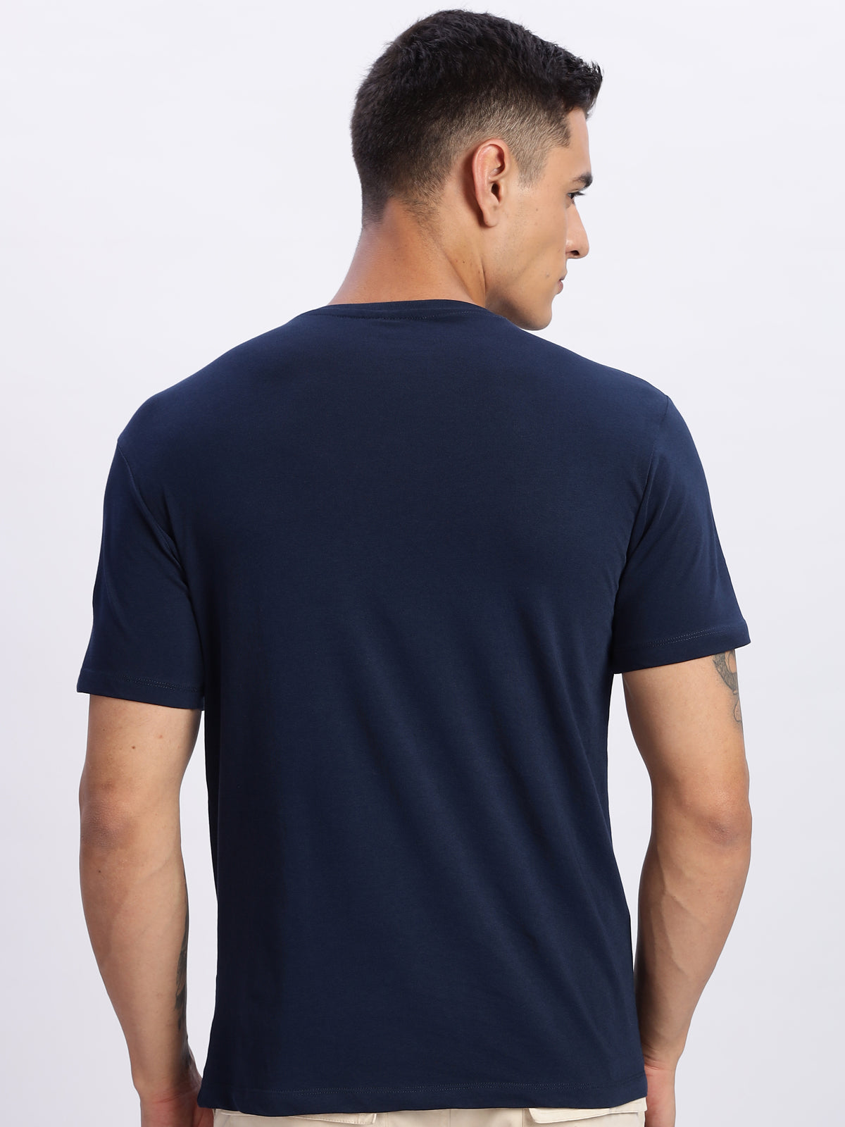 Lycra Cotton Regular Fit T-Shirt