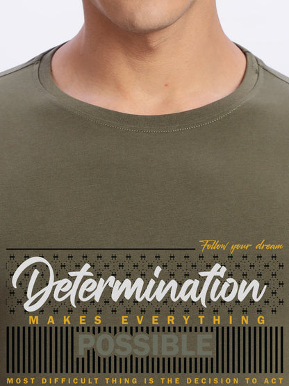 Lycra Cotton Regular Fit T-Shirt