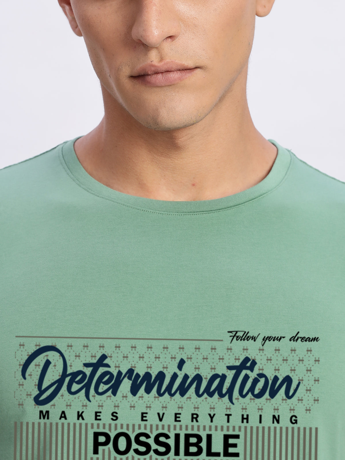 Lycra Cotton Regular Fit T-Shirt