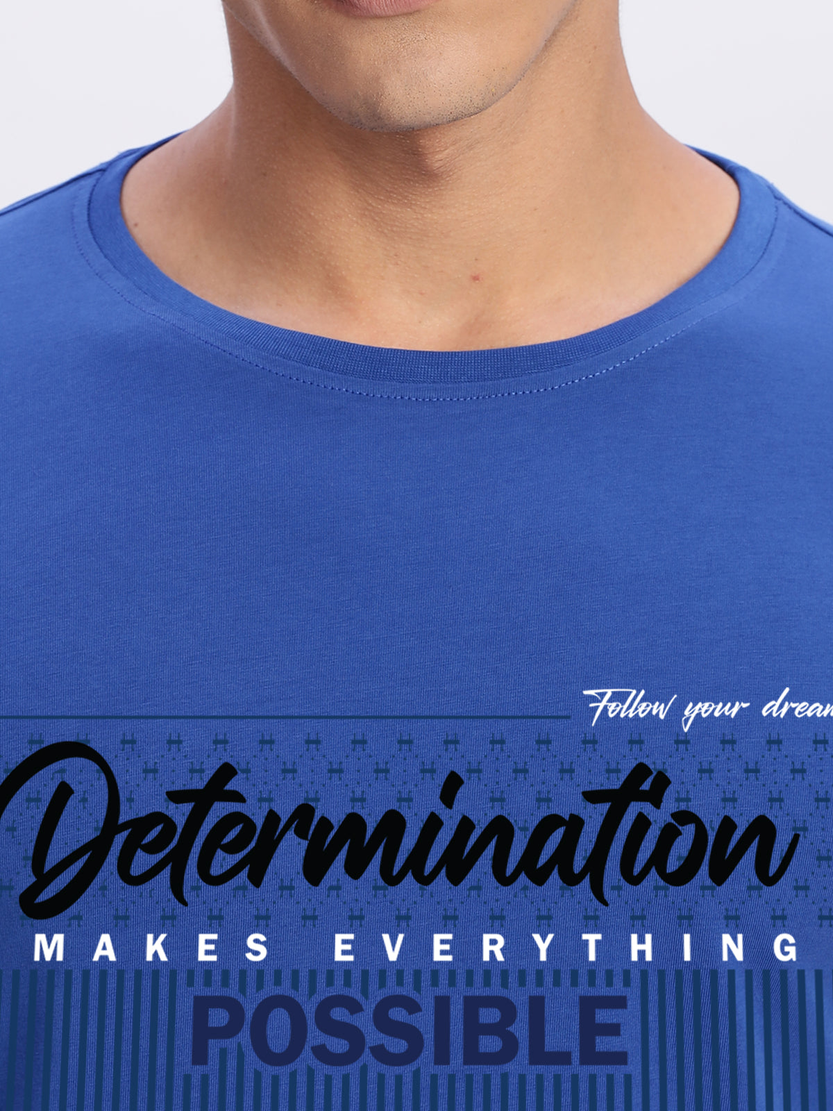 Lycra Cotton Regular Fit T-Shirt