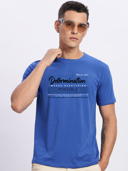 Lycra Cotton Regular Fit T-Shirt