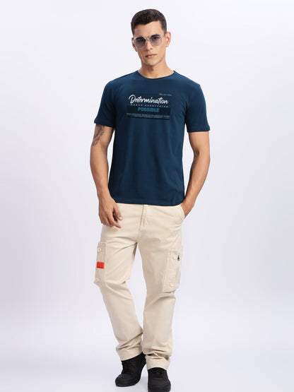 Lycra Cotton Regular Fit T-Shirt