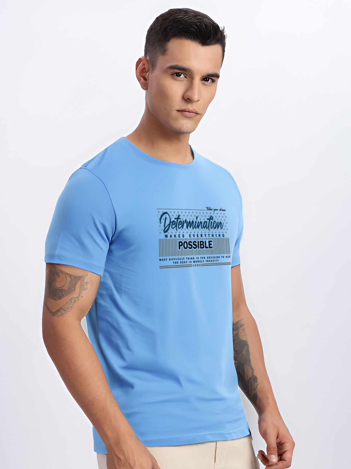 Lycra Cotton Regular Fit T-Shirt
