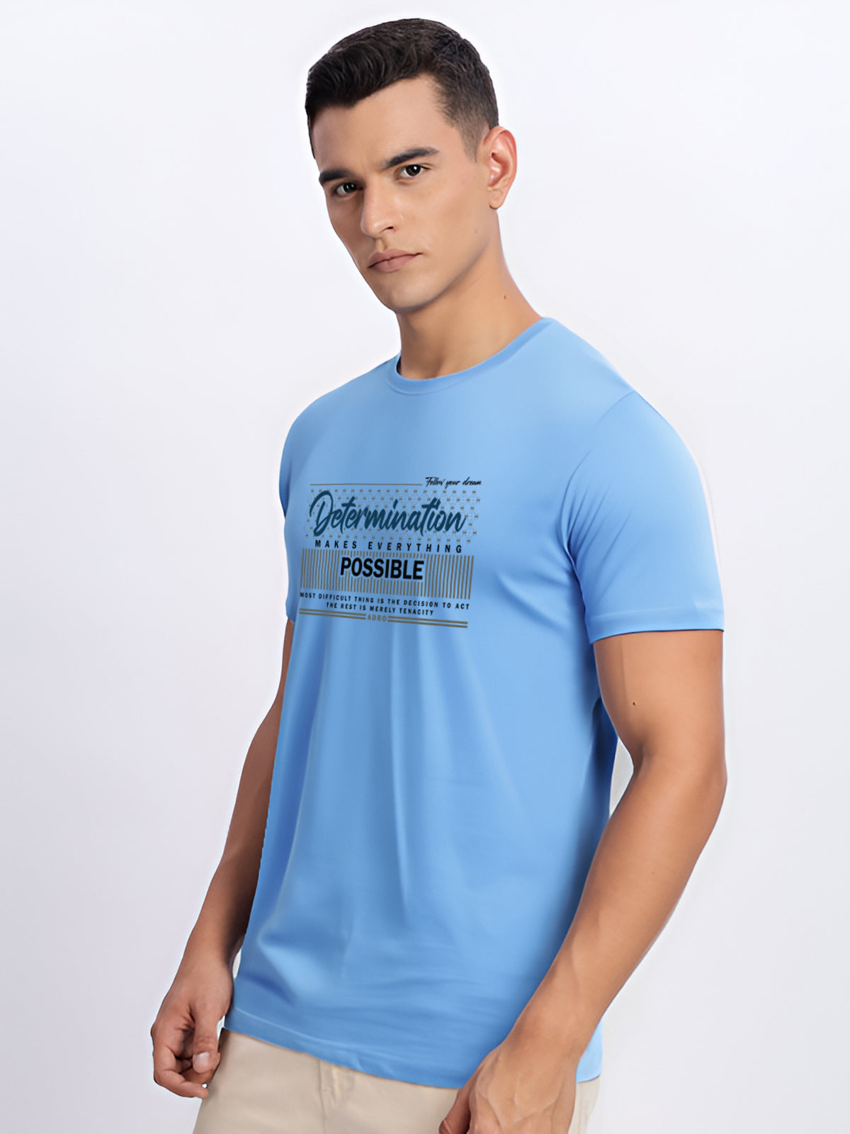 Lycra Cotton Regular Fit T-Shirt