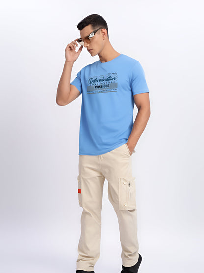 Lycra Cotton Regular Fit T-Shirt