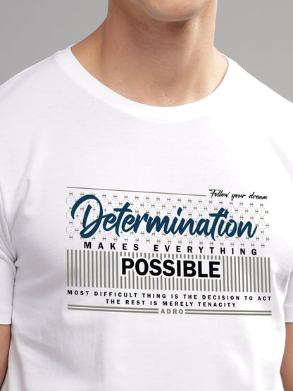 Lycra Cotton Regular Fit T-Shirt