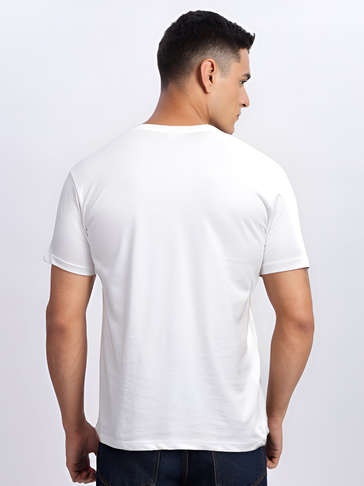 Lycra Cotton Regular Fit T-Shirt