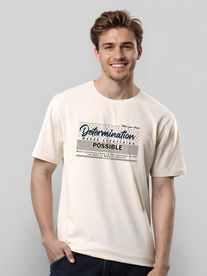 Lycra Cotton Regular Fit T-Shirt