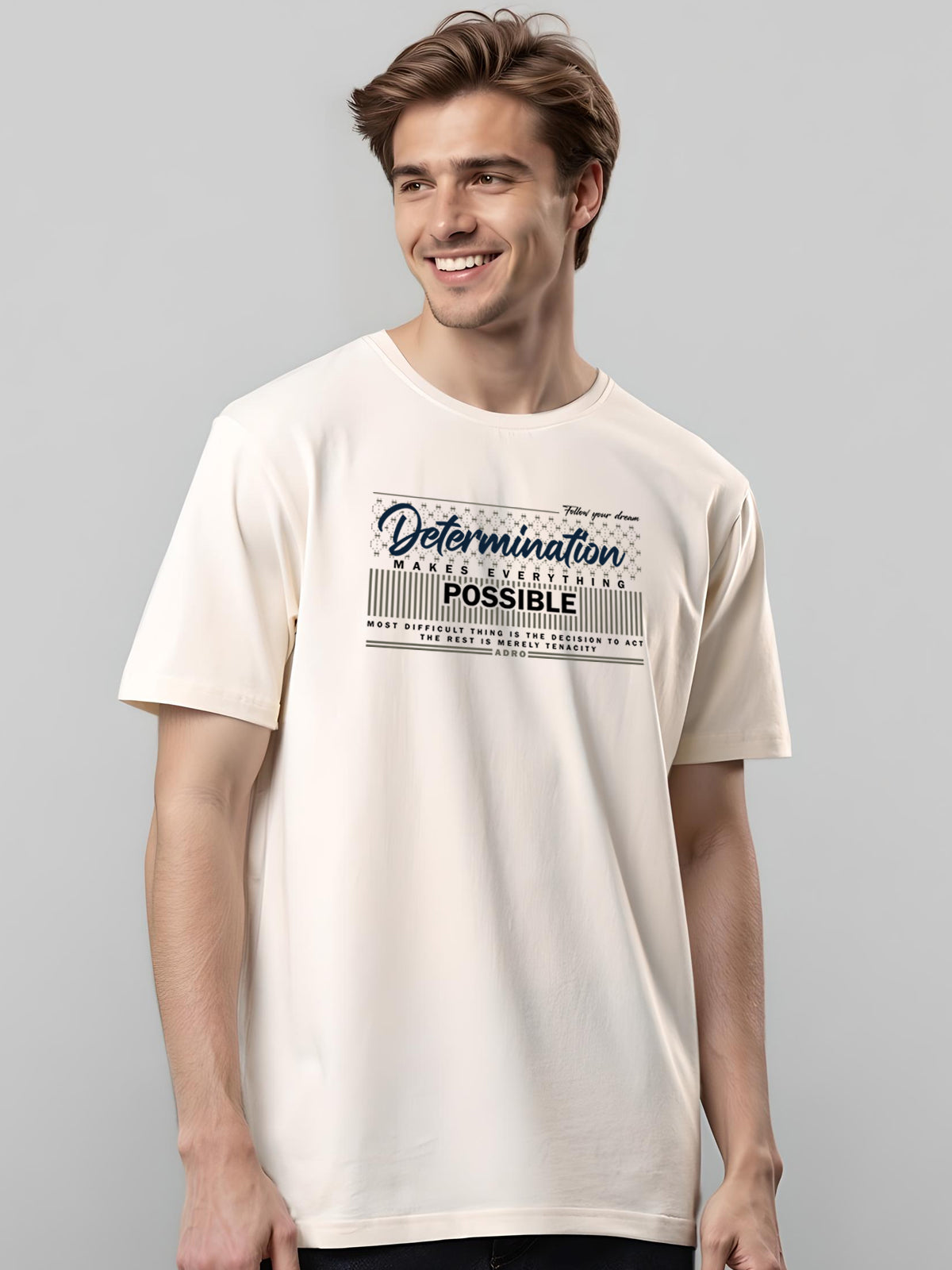 Lycra Cotton Regular Fit T-Shirt