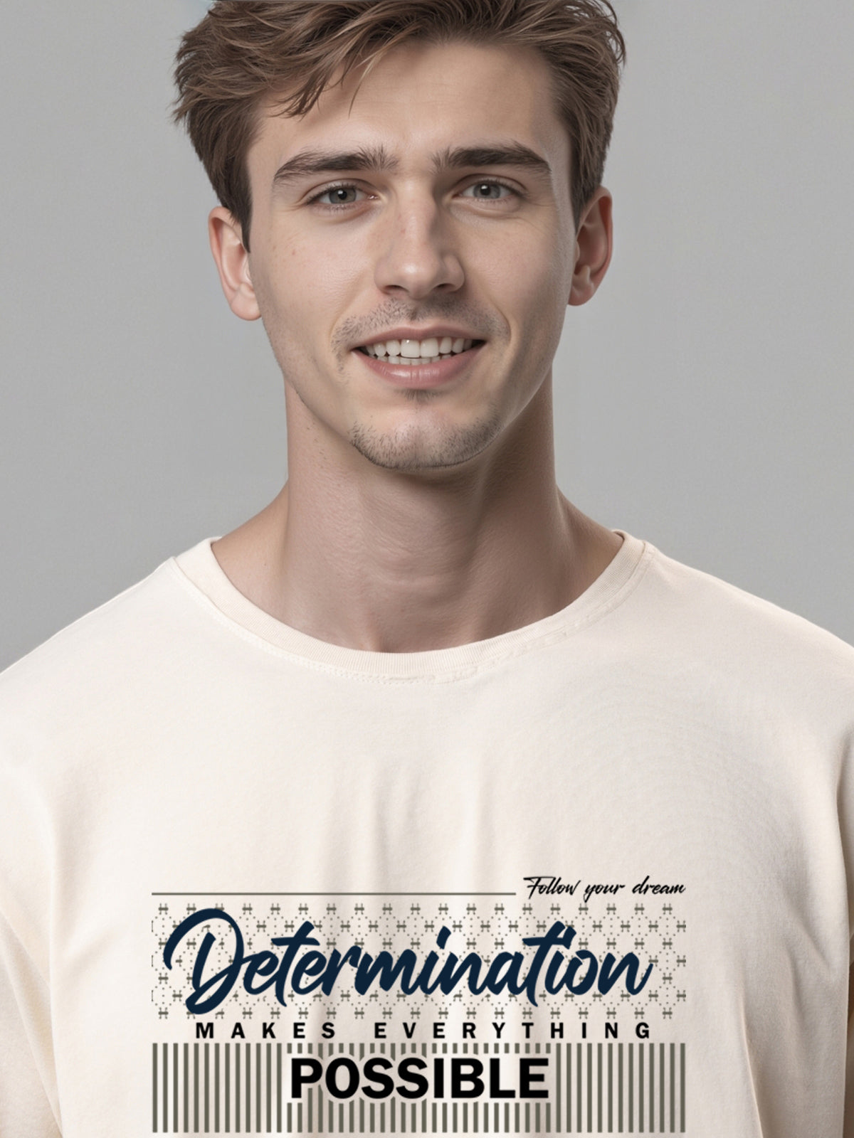 Lycra Cotton Regular Fit T-Shirt