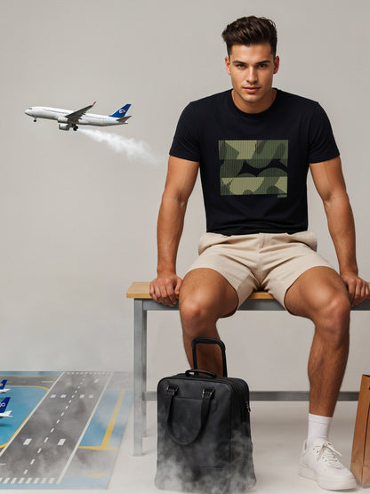 Cotton Lycra Casual Half Sleeve Round Neck Graphic Tee