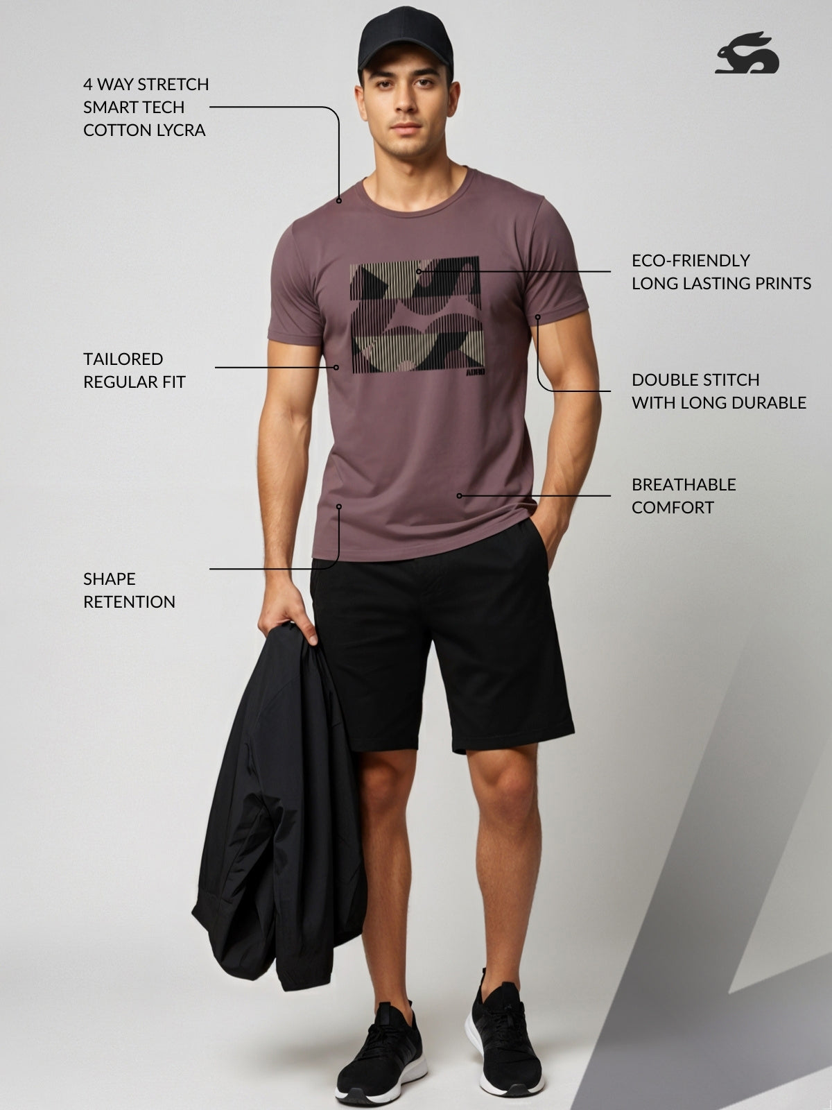 Cotton Lycra Casual Half Sleeve Round Neck Graphic Tee